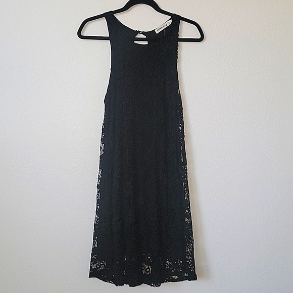 Back floral lace summer Dress Med. - Picture 4 of 4